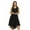 Black, variant on Riviera Sun Dress Dresses for Women (Black, Small, Regular)