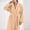 Khaki, variant on WCJM Womans Robe Womens Belted Long Robe Notched Collar with Pockets Cozy Loungewear Housecoat