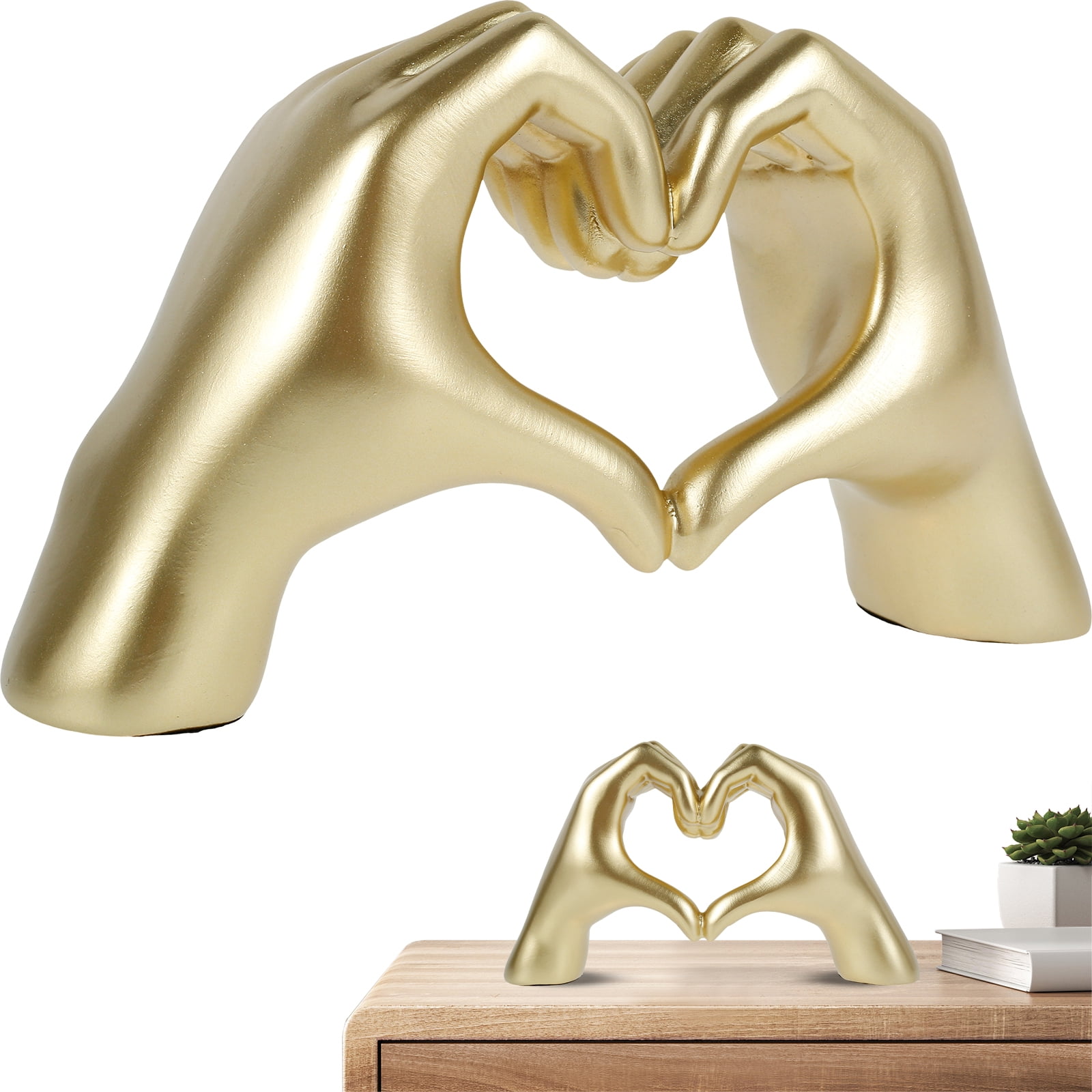 Heart Hand Gesture Emoji Love Sculpture, Nordic, Home Decor, Pop Art, Urban  Art 