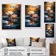 thumbnail image 4 of Designart "Sunset Serenity Lotus Pond II" Lotus Floater Framed Wall Art Prints, 4 of 5