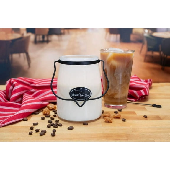 Millkhouse Candles 22 Ounce Jar Candle - CARAMEL COLD BREW