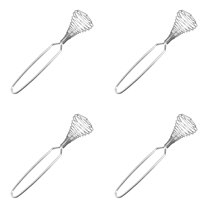 COURAGEDG Stainless Steel Manual Egg Beater Baking Stick Kitchen Tool Spring Head Egg Beater 4PCS Lightweight Hand Mixer Electronic Mixer