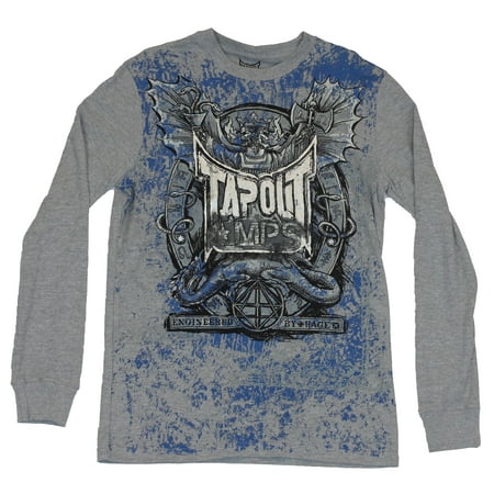 Tapout MPS Mens Thermal Shirt - Engineered Rage Crest Image on Gray