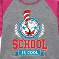 thumbnail image 3 of Dr. Seuss - School Is Cool - Toddler And Youth Girls Raglan Graphic T-Shirt, 3 of 6
