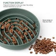thumbnail image 3 of Large Silicone Slow Feeder Dog Bowls, Interactive Puzzle Toy for Pets Food Training, Keeps Dogs Busy, Prevents Puppy Overeating (Dark Green, Large: 3.2Cup), 3 of 4