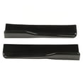 thumbnail image 2 of Rear Side Skirt Winglets, Strong Adhesion Scratch Proof 2 Pcs Rear Side Skirt Winglet Spoiler Elegant Bright Black Universal  For Replacement, 2 of 8