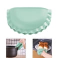 thumbnail image 4 of 1 pieza/juego de guantes de cocina profesionales para horno y ollas resistentes al calor Verde claro, 4 of 7