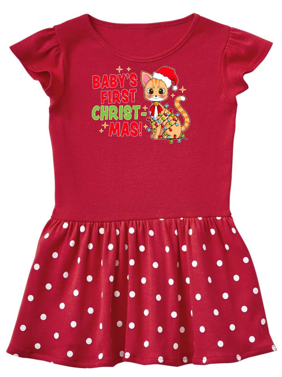 baby's 1st christmas dress