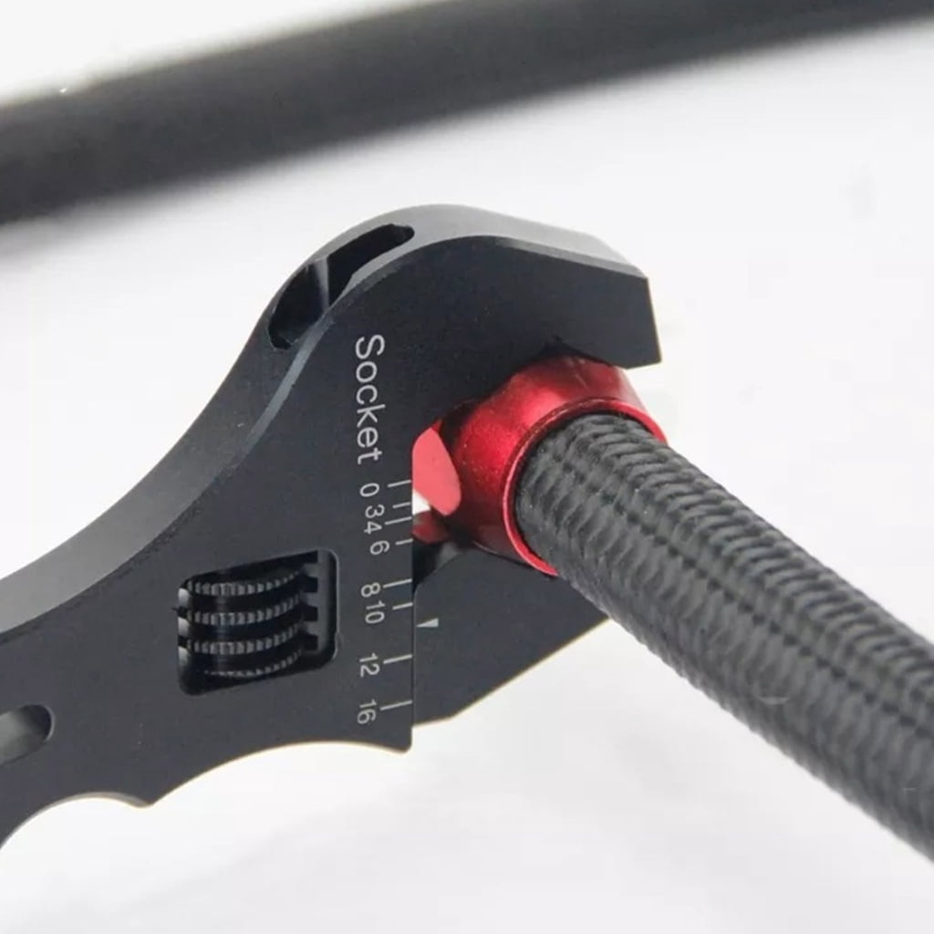 Adjustable Wrenc AN Wrench Lightweight Aluminum Wrench 3AN-16AN Hose Fitting Adjustable Wrench Spanner Hand Tool