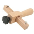 thumbnail image 2 of Belt Cutting Tool, Leather Strap Cutter Replaceable Blade Strong Wood Adjustable Thickness  For DIY, 2 of 8