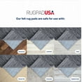 "RUGPADUSA Basics 8'x10' 1/2"" Felt Rug Pad, Protective, Safe for All