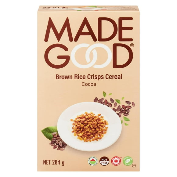 Made Good Cocoa Brown Rice Crisps Cereal