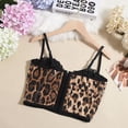 thumbnail image 5 of XIAOCHA For Women Sequin Bustier Spaghetti Strap Cropped Corset Shiny Party Clubwear Top, 5 of 9