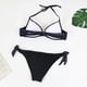 thumbnail image 5 of Gibobby Conjunto de Bañador Sexy Set Brazil Set Beach Up Patchwork Bikini Swimwears Tankinis Set(Negro,XL), 5 of 5