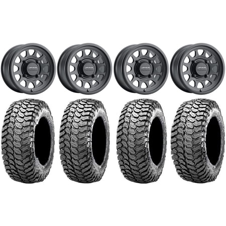 Method 414 15 Wheels Black +13mm 29 Liberty Tires Polaris RZR XP 1000 / PRO XP / Ranger XP 900/1000
