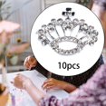 thumbnail image 4 of 10 Uds. Botones de de imitación de corona de aleación, adornos artesanales, botones de 24mm para accesorios para el cabello, ramo, ropa de Zulema Botones de diamantes de imitación, 4 of 7