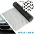 thumbnail image 2 of Htwon Black Aluminum Mesh Grill Cover Car Fender Vent Grille Net, 40''x13'', 2 of 15