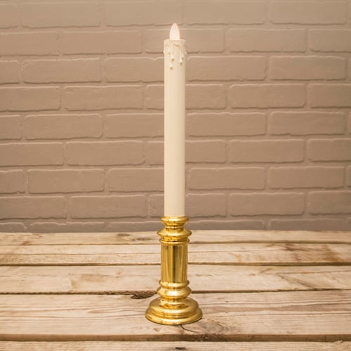 2 Pcs Table Decor Luminara Window Candle 13.5 in Battery Op Timer