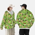 thumbnail image 6 of Gaeub Cute Green Frog Men's and Women's UPF 50+ Long-Sleeved Sun Protection Clothing, Fishing Shirt Long Sleeve Zip - X-Large, 6 of 9
