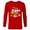 New Red, variant on Disney Mickey & Minnie Ice Skating Gingerbread Holiday - Long Sleeve T-Shirt for Men - Customized-New Red