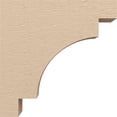thumbnail image 3 of 3"W x 12"D x 12"H Thin Mediterranean Rough Cedar Woodgrain TimberThane Corbel, Primed Tan, 3 of 6