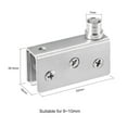 thumbnail image 2 of 52x16x26mm Glass Hinge Stainless Steel Glass Door Pivot Hinge 3 Pair, 2 of 5