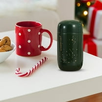 XYRSRUW Mini Cute Insulated Cup, Portable Water Bottle for Men and Women, 200ml Travel Mug, Eco-Friendly Drink Container(Green)