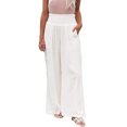 thumbnail image 2 of Pantalones de salón de pierna ancha, pantalones de mujer de cintura alta, pantalones largos de cintura alta, pantalones de mujer de mayor durabilidad, 2 of 6