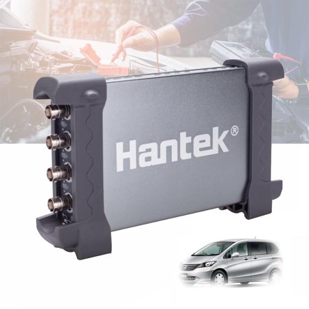 Hantek 6104BE 4CH 100MHZ Automotive Diagnostic Equipment Ignition Action/The Sensor/Bus Diagnosis/Performer/Startup USB2.0 4 Channels Digital PC based USB Oscilloscope Bandwidth 100Mhz