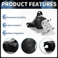 thumbnail image 4 of Soporte del motor Unique Bargains, MONTAJE DEL MOTOR No.50820T0TH01 para HONDA CR-V 2.4L 2012-2016 Negro Tonalidad Plateada, 1 Pc, 4 of 6