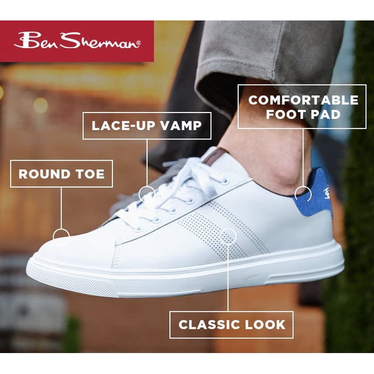 Ben Sherman Mens 7 Hardie Trainer white sneakers Ben Sherman, Men main image 2