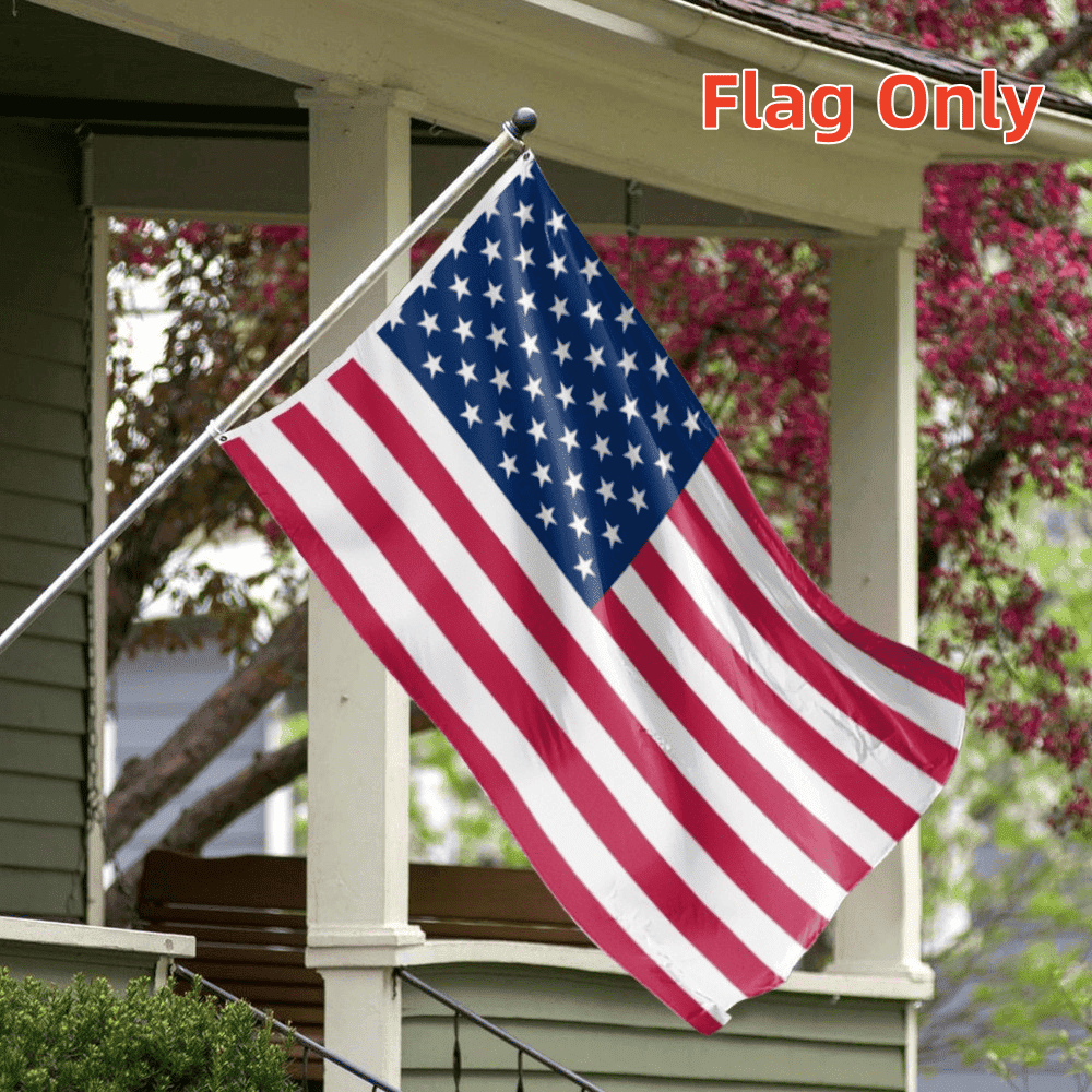 Tcbosik 4 Pack American Flags, 6' x 4' Polyester USA Flag with Brass Grommets for Indoor & Outdoor