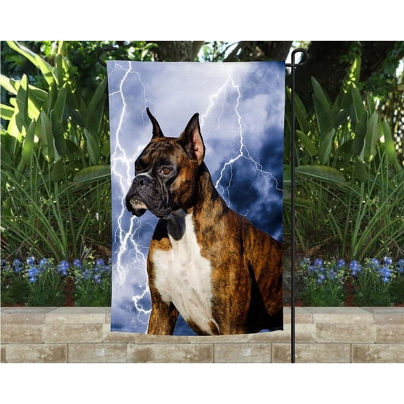 Boxer Garden Flag