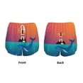 thumbnail image 6 of Goofa Lighthouse and Whale Printed Women 2 in 1 Running Shorts,Quick Dry Athletic Workout Shorts,High Waisted Athletic Shorts with Liner Pockets-X-Large, 6 of 9