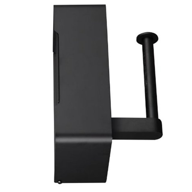 Tissue Napkin Case Holder,Black Stainless Steel Tissue Roll Rack Napkin Case Holder Paper Roll Rack Tissue Box Highly Recommended