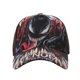 thumbnail image 2 of 1 Uds. Sombrero de red de piloto ajustable con ala curvada, gorra de juego de rol Venom de la Alianza de los Vengadores, sombrero de sol con protección solar de anime de dibujos animados Rojo Verde, 2 of 5