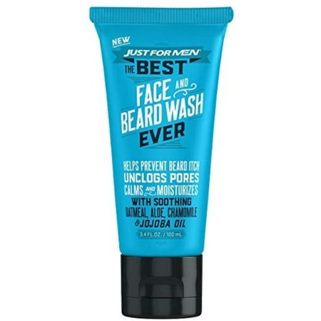 4 Pack - Just For Men The Best Face & Beard Wash Ever, 3. 4