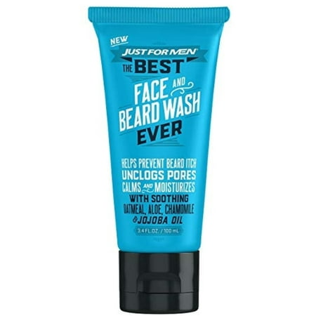 3 Pack, Just For Men, the Best Face & Beard Wash Ever, 3. 4 oz