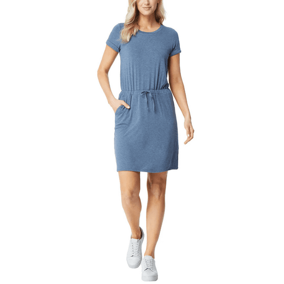 32 Degrees Cool Ladies' Soft Lux Dress, Heather Indigo XXL