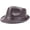 Coffee, variant on Men Women Classic PU Leather Fedora Trilby Gangster Gentleman Hat Sun Jazz Cap