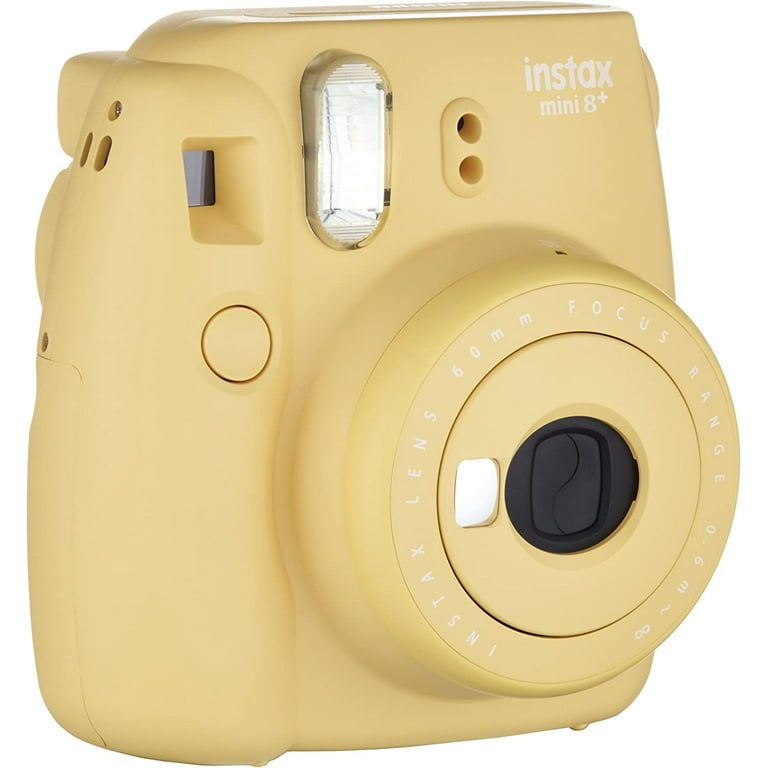 Fujifilm Instax Mini 8+ (Honey) Instant Film Camera + Self Shot