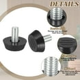 thumbnail image 3 of Uxcell 10Pcs Thread Adjustable Furniture Levelers, Furniture Feet Levelers Screw M6 x 12mm, 3 of 7
