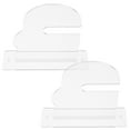 thumbnail image 1 of SOPOTUTU 2Pcs Horizontal Acrylic Snowboard Holder Wall-Mounted for Organized Garage Display, 1 of 8