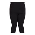 thumbnail image 5 of Reebok Women's and Women's Plus Highrise Everyday Capri Legging with 20" Inseam and Side Pockets, 5 of 5