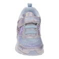 thumbnail image 5 of Disney Frozen II Girls Light Up Sneakers - Lavender Silver, 11, 5 of 8