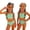 Army Green, variant on Girls Swimsuit Size 7-8 Two Piece Sets Swim Vacation Bathing Suit Beach Vacation Striped Bikinis Summer Cute Girls Fashion Swimsuits Swimwear Hot Pink 7-8 Years