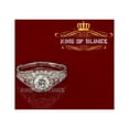 thumbnail image 2 of King of Bling's 925 Sterling Silver White 2.60ct CZ Wedding Round Womens Ring in Size 8, 2 of 10