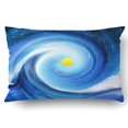 thumbnail image 1 of RYLABLUE Dramatic Wave In The Space Abstract Painting Pillowcase Pillow Cushion Cover 20x30 inch, 1 of 1