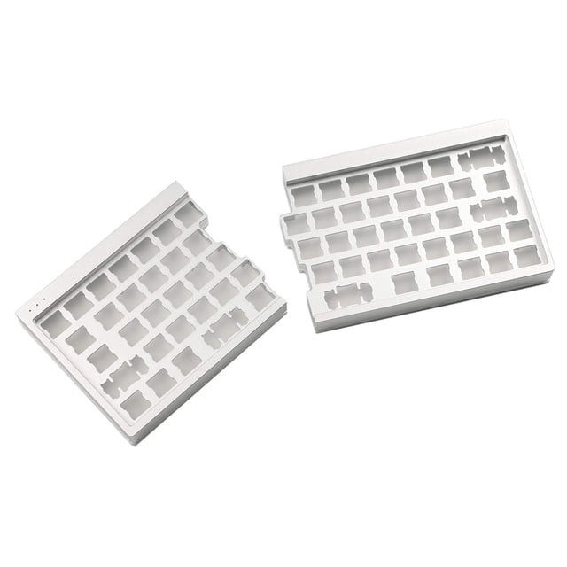 YMDK Split 64 SP64 CNC Aluminum Case Plate Hot Socket Hot Swap PCB Underglow RGB Fully Programmable DIY Kit
