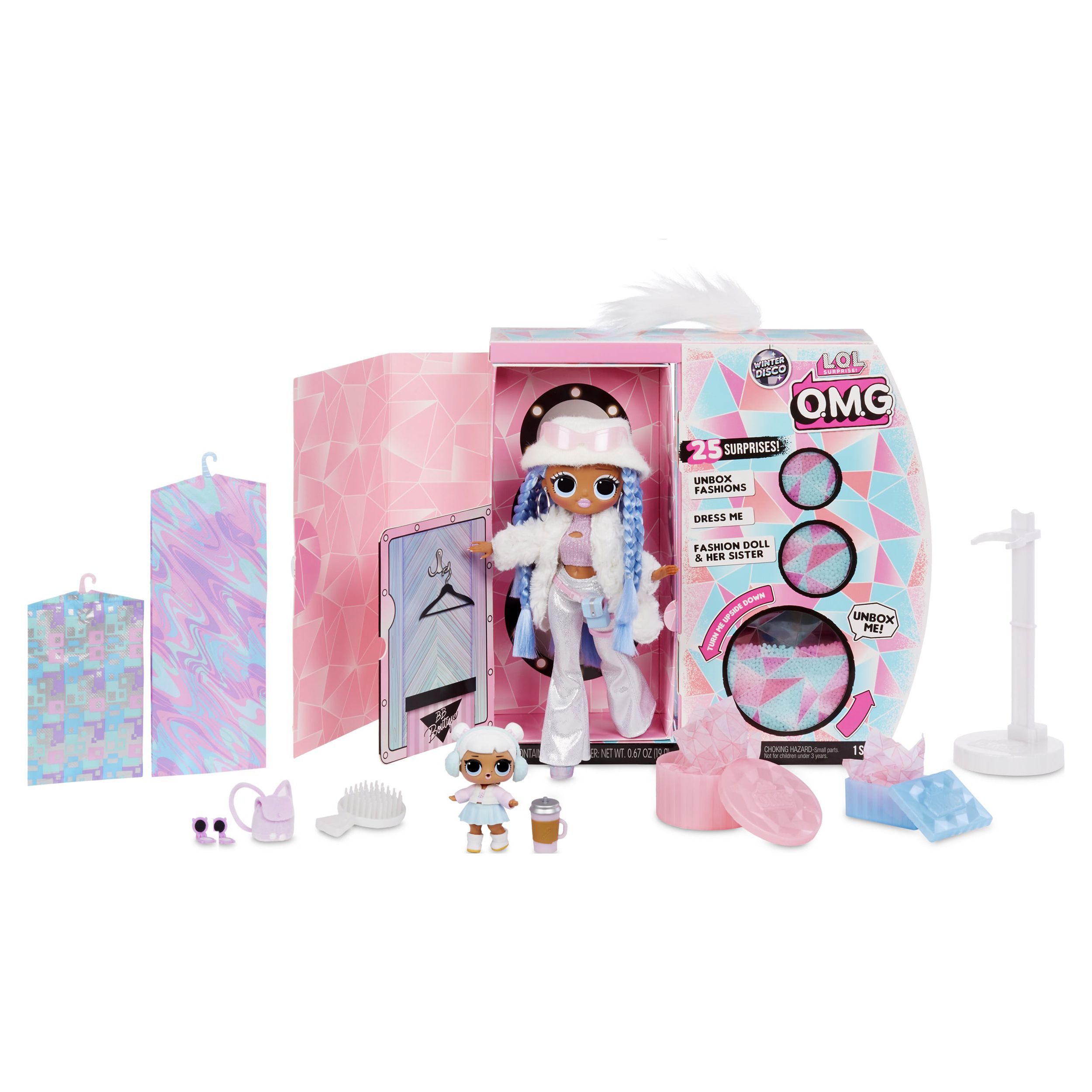 LOL Surprise OMG Winter Disco Snowlicious Fashion Doll & Sister, Great Gift for Kids Ages 4 5 6+ - image 3 of 7